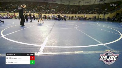 120 lbs Round Of 16 - Nathaniel Whiteside, Randall Youth Wrestling Club vs Jase Coble, Division Bell Wrestling