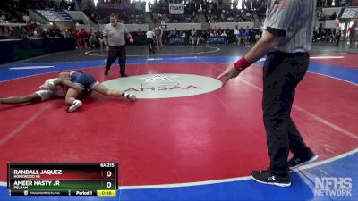 6A 215 lbs Cons. Round 2 - Randall Jaquez, Homewood Hs vs Ameer Hasty Jr, Pelham