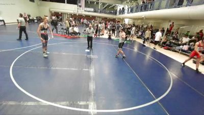 150 lbs Champ. Round 2 - Milo McKell, Riverton High School vs Rider Eggett, Sanderson Wrestling Academy