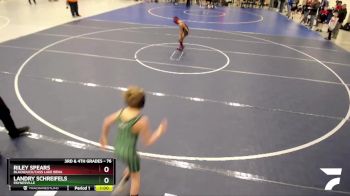 76 lbs Semifinal - Landry Schreifels, Paynesville vs Riley Spears, Blackduck/Cass Lake Bena