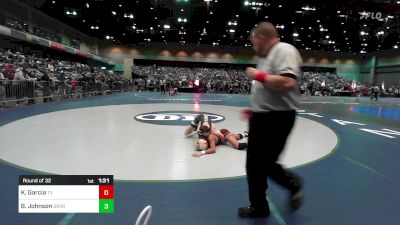 106 lbs Round Of 32 - Kaelib Garcia, Temecula Valley vs Bentley Johnson, Green River