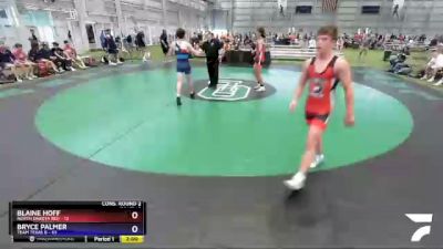 132 lbs 2nd Wrestleback (16 Team) - Blaine Hoff, North Dakota Red vs Bryce Palmer, Team Texas B