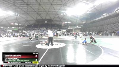 49 lbs Cons. Round 3 - Emmett Mahaffie, Steelclaw Wrestling Club vs Ethan Wendel, Inland Northwest Wrestling Training Center