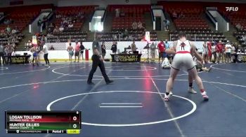 220 lbs Round 3 (4 Team) - Hunter Gillies, Branch County vs Logan Tollison, Michigan Mafia