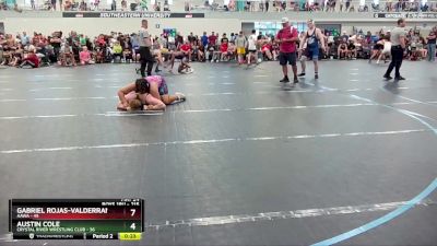 215 lbs Champ. Round 2 - Gabriel Rojas-Valderrama, AAWA vs Austin Cole, Crystal River Wrestling Club