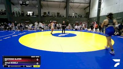 150 lbs Champ. Round 1 - Raymond Slater, WA vs Titus Rodela, OR