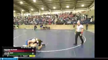 123 lbs Champ. Round 1 - Mason Glover, Cyprus WC vs Jacob Roy, Riverton