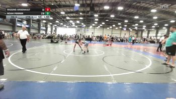 80 lbs Quarterfinal - Riggins Arsenault, OHIO GOLD - MS vs Noah Ferrer, IRONWHALE - MS