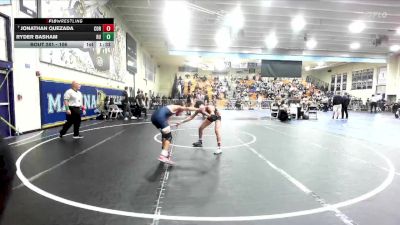 106 lbs Champ. Round 2 - Jonathan Quezada, Corona vs Ryder Basham, Redondo Union