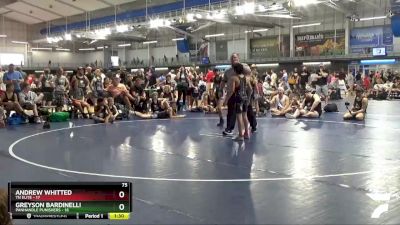 75 lbs Round 3 (10 Team) - Greyson Bardinelli, Panhandle Punishers vs Andrew Whitted, TN Elite