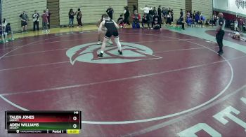 157 lbs Cons. Round 5 - Talen Jones, Liberty vs Aden Williams, Legacy