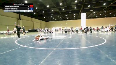 106 lbs Cons. Round 2 - Gunner Hamilton, KS vs Atreyu Whitten, MO