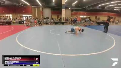 132 lbs Cons. Round 2 - Keegan Pledger, Finesse Wrestling Club vs Zach Womach, 3F Wrestling