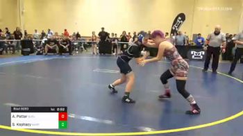 135 lbs Consolation - Ava Potter, Glendale vs Sky Kophazy, Warren