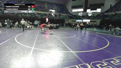 215 lbs Quarterfinal - Gavin Calhoun, Boiling Springs vs Cason Howle, Greenwood