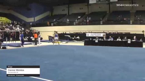 Connor Micklos - Floor, Gymstrada VA - 2021 USA Gymnastics Development Program National Championships