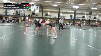285 lbs Quarterfinal - Oscar Williams, Maryland vs Sebastian Garibaldi, Princeton