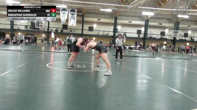 285 lbs Quarterfinal - Oscar Williams, Maryland vs Sebastian Garibaldi, Princeton