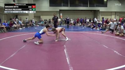 113 lbs Round 3 (6 Team) - Niccolo Pellicano, Venice Takedown Club vs Benjamin Mitts, Black Creek WC