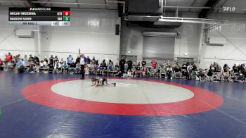 55 lbs Rr Rnd 2 - Micah Messina, Level Up Wrestling ES vs Mason Karr, RWA Black ES