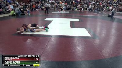 J-11 lbs Semifinal - Tucker Glaser, Denver Wrestling Club vs Cash Johnson, Team Bosco