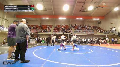 52-55 lbs Final - Miles Sanders, Sallisaw Takedown Club vs Oaklen Choate, Vian Wrestling Club