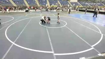 46 lbs Quarterfinal - Beau Russell, ReZults Wrestling vs Jesus Vasquez, La Gente