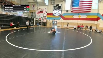 126 lbs 3rd Place Match - Isael Beal, Central vs Liam Green, Thunder Basin