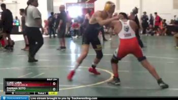 152 lbs Champ. Round 2 - Luke Lara, Martin Luther King Jr vs Damian Soto, Barstow
