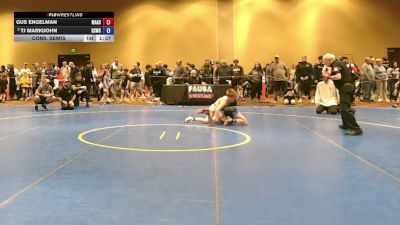92 lbs Cons. Semis - Gus Engelman, Mat Assassins vs TJ Markijohn, Gold Schopp Wrestling Club