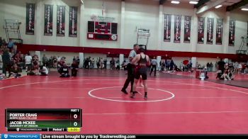 157 lbs Cons. Round 2 - Jacob McKee, University Of Oregon vs Porter Craig, North Idaho College