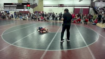 71 lbs Quarters - Mason Konczak, Forest Lake Wrestling Club vs Conner Marquis, Coon Rapids Mat Bandits Wrestling Club