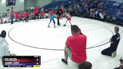 67 lbs Finals (2 Team) - Gabriel Jasso, Minnesota Storm Blue Boys vs Coy Nielsen, Nebraska Red Boys