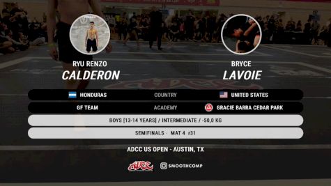 Bryce Lavoie vs Ryu Renzo Calderon 2024 ADCC Austin Open