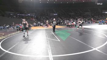4A Boys 113 lbs Champ. Round 1 - Braiden Grochowsky, Estacada Boys vs Tristin Henry, Marshfield Boys