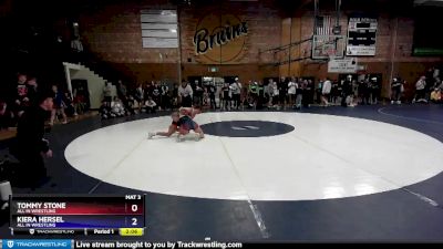 115 lbs Round 3 - Tommy Stone, All In Wrestling vs Kiera Hersel, All In Wrestling