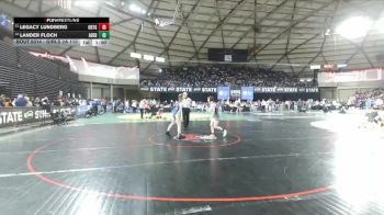 Girls 2A 110 lbs Cons. Round 3 - Legacy Lundberg, Orting (Girls) vs Lander Floch, Aberdeen (Girls)