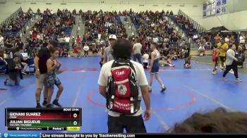 92 lbs Round 3 - Giovani Suarez, CRAW vs Julian Bigueur, Yucaipa Thunder