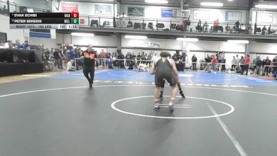 165 lbs Quarterfinal - Evan Schibi, Gilbert School vs Peter Mikedis, Bellmore-jfk