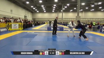 Wellington Leal Dias vs Hisashi Shimada 2025 World Master IBJJF Jiu-Jitsu Championship