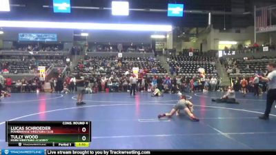 120 lbs Cons. Round 4 - Lucas Schroeder, Powerhouse Wrestling Club vs Tully Wood, Moen Wrestling Academy