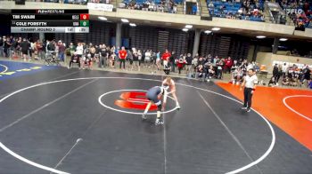 120 lbs Champ. Round 2 - Cole Forsyth, Unattached vs Tim Swaim, Unattached