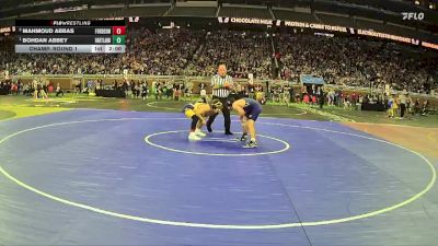 D1-132 lbs Champ. Round 1 - Bohdan Abbey, Hartland HS vs Mahmoud Abbas, Fordson HS