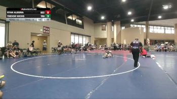 138 lbs Round 1 (6 Team) - Trevor Wicks, Team Rich Habits Black vs Ryan Alegria, North DeSoto Blue