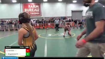 74-81 lbs Round 2 - Charlotte Carlisle, Guerrilla Wrestling Associatio vs Libby Wigglesworth, NOVA WC