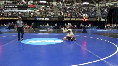 174 lbs Cons. Round 1 - Joseph Bolduc, New England Col. vs Nolen Zeigler, Lycoming