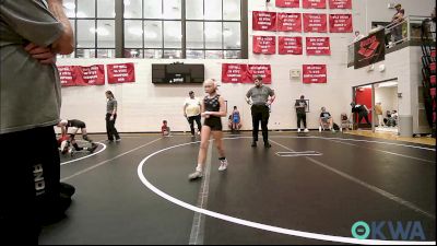 70-74 lbs Rr Rnd 5 - Remington Kincannon, Team Nomad vs Savannah Van Dusen, Tecumseh Youth Wrestling