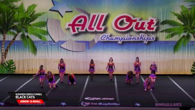 Elevated Cheer & Tumble - BLACK CATS [2025 Junior--X-Small Day 1] 2025 Splash Bash
