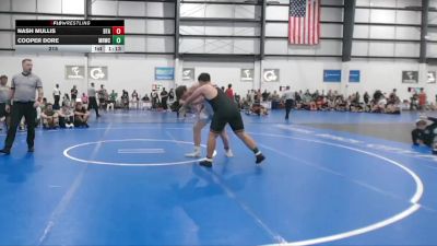 215 lbs Allday - Nash Mullis, BELIEVE TO ACHEIVE vs Cooper Dore, MAT RATS WRESTLING CLUB