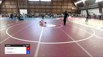 138A lbs Semifinal - Joseph Schinder, Blair Academy vs Sid Tildsley, Dwc